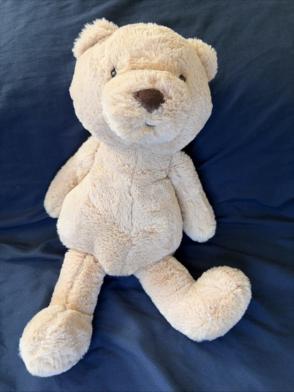 Kid Connection 12" Tan/Light Brown Bear Stuffed Animal EUC SUPER SOFT fur (A)